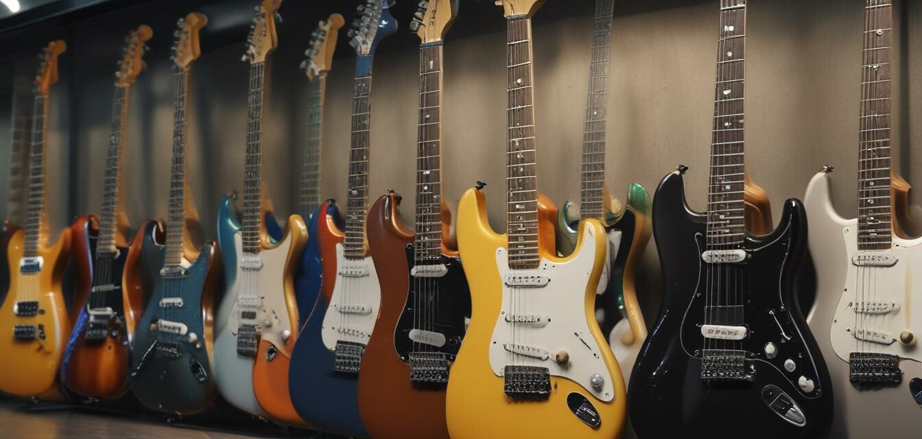 Modern Fender guitars